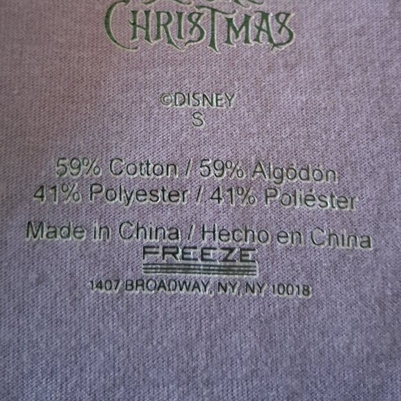 Disney The Nightmare Before Christmas Short Sleeve Tee Shirt Women's Size S - Picture 7 of 14